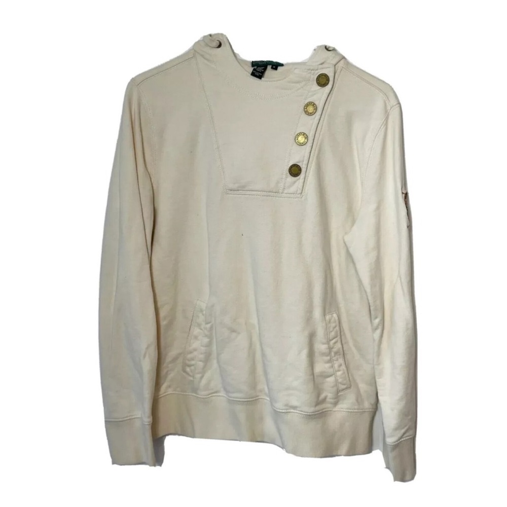 Ralph Lauren Off-White Cotton Tee